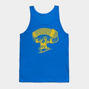 Bandoneon Weightlifter (yellow) Tank Top